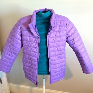 Lands End girls size 8 puffer jacket